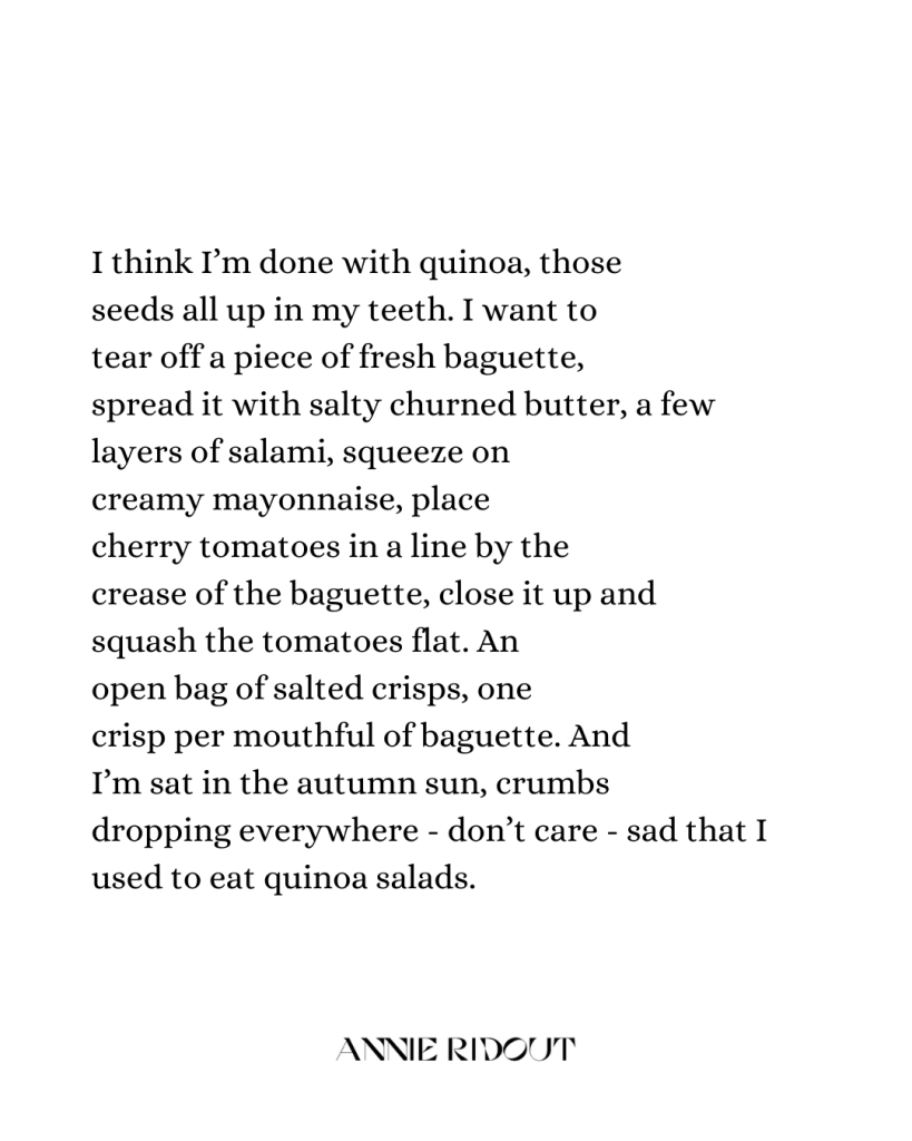 I think I'm done with quinoa