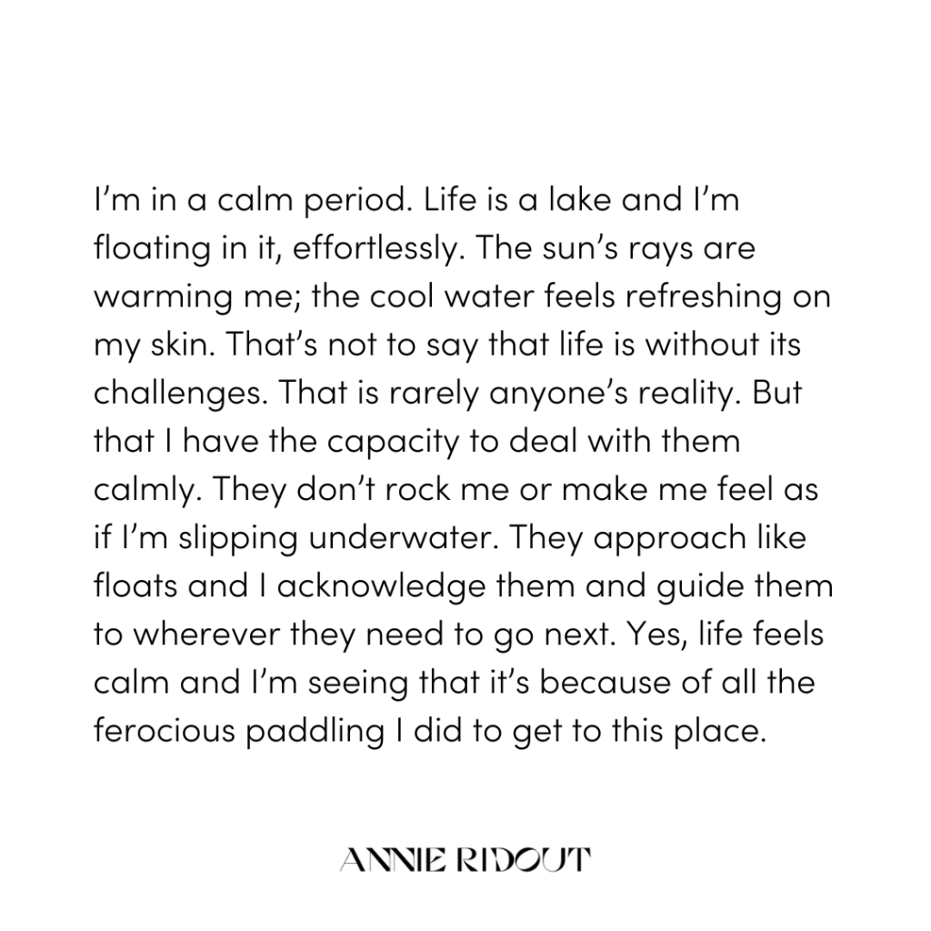 life is a lake